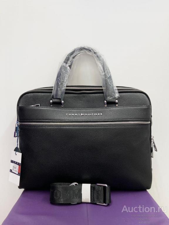 Мужская кожаная сумка Tommy Hilfiger Lux ПОРТФЕЛЬ  NEW