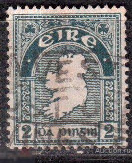 1922 -1923. Ирландия. 2P.  Карта