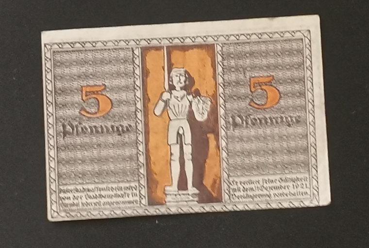 Германия Нотгельд 5 хеллер 1920