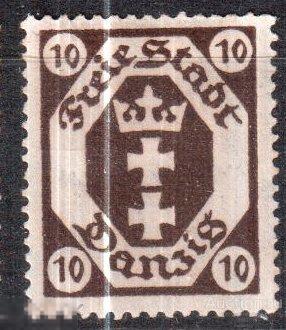 1921. Германия. Данциг. Герб. Mi.: 74 *