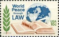 1975. США. Мир Во Всем Мире Через Закон. Mi: 1338 **