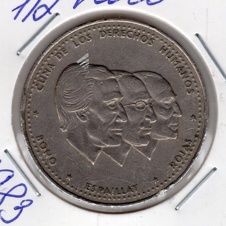 1/2 песо - Доминиканская Республика - 1983 - Права человека - KM#62.1