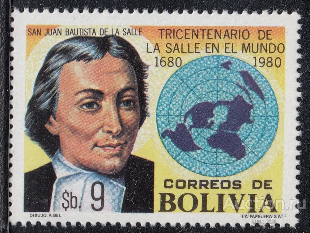 Боливия. 1980 год. Жан-Батист де ла Салль. Братья христианских школ. MNH