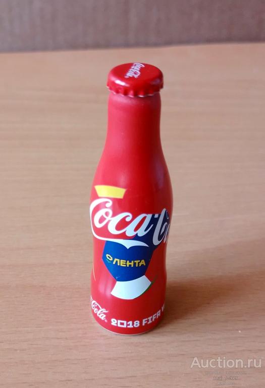 Мини бутылка Coca Cola ЧМ по футболу 2018 Лента