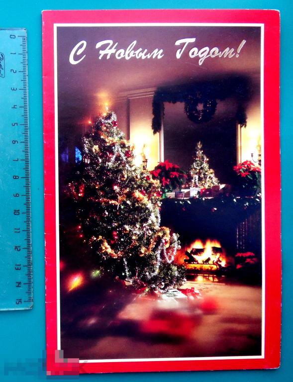 С НОВЫМ ГОДОМ! 1990-е AGC - R44 - чистая двойная ЕЛКА - редкая!!!