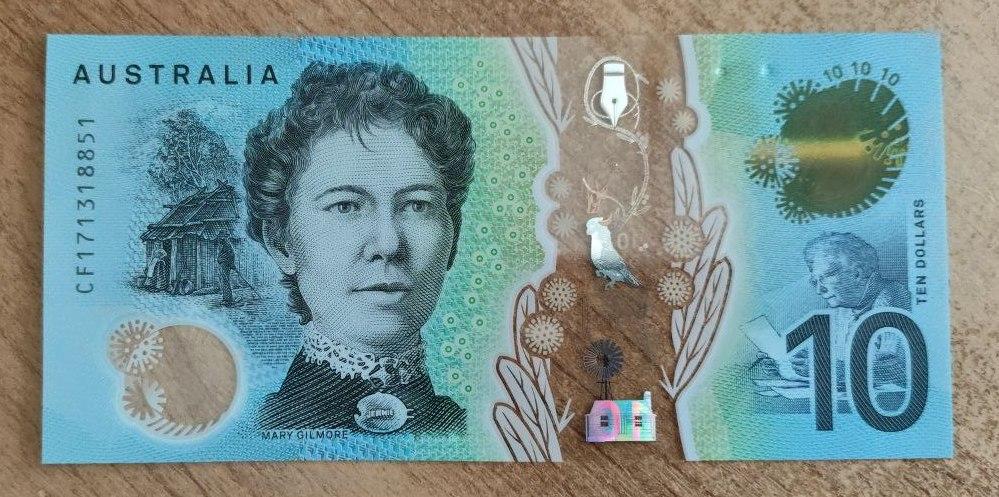 10 долларов 2017 Австралия UNC, Полимер