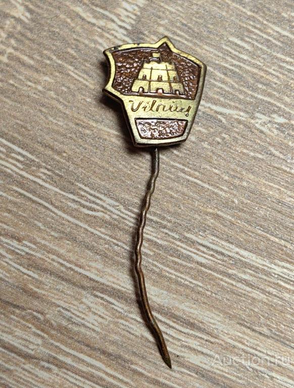 ЗНАК город СССР ЛИТОВСКАЯ ССР ЛИТВА LTSR VILNIUS ВИЛЬНЮС БАШНЯ