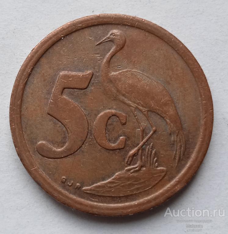 ЮАР 5 центов .1994 г .