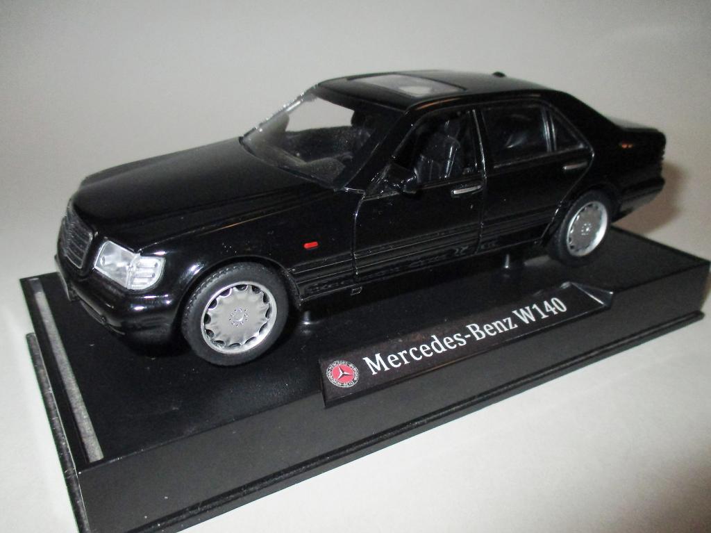модель авто Mercedes Benz W 140 / Мерседес Бенц W 140 (на подставке)