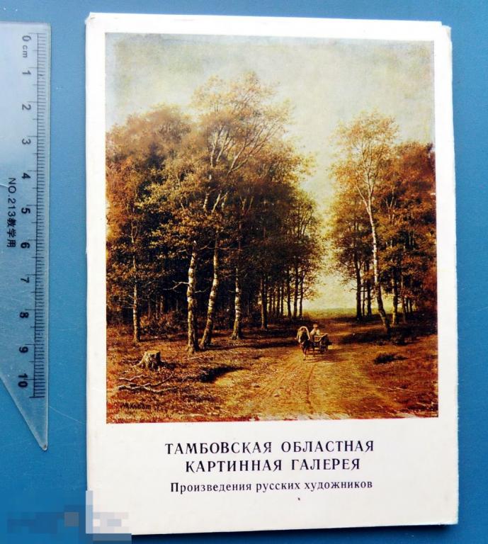 ТАМБОВСКАЯ КАРТИННАЯ ГАЛЕРЕЯ русские художники 1974 набор 13 штук Тамбов ФБ