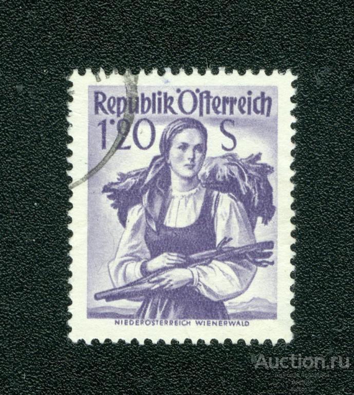 1958 г. Австрия – Провинциальные костюмы  (0081е)