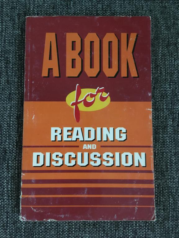 A Book for Reading and Discussion 2000