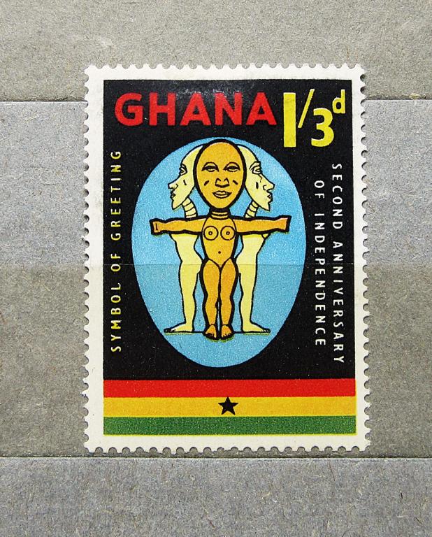 Гана 1959 г. Вторая годовщина независимости. 1м.чист.*