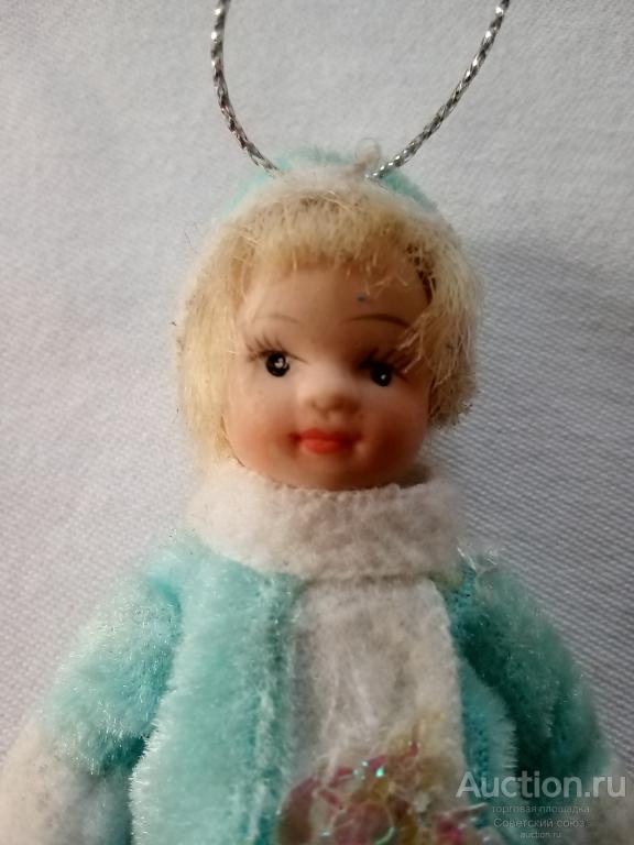 Елочная игрушка Снегурочка(фарфор).