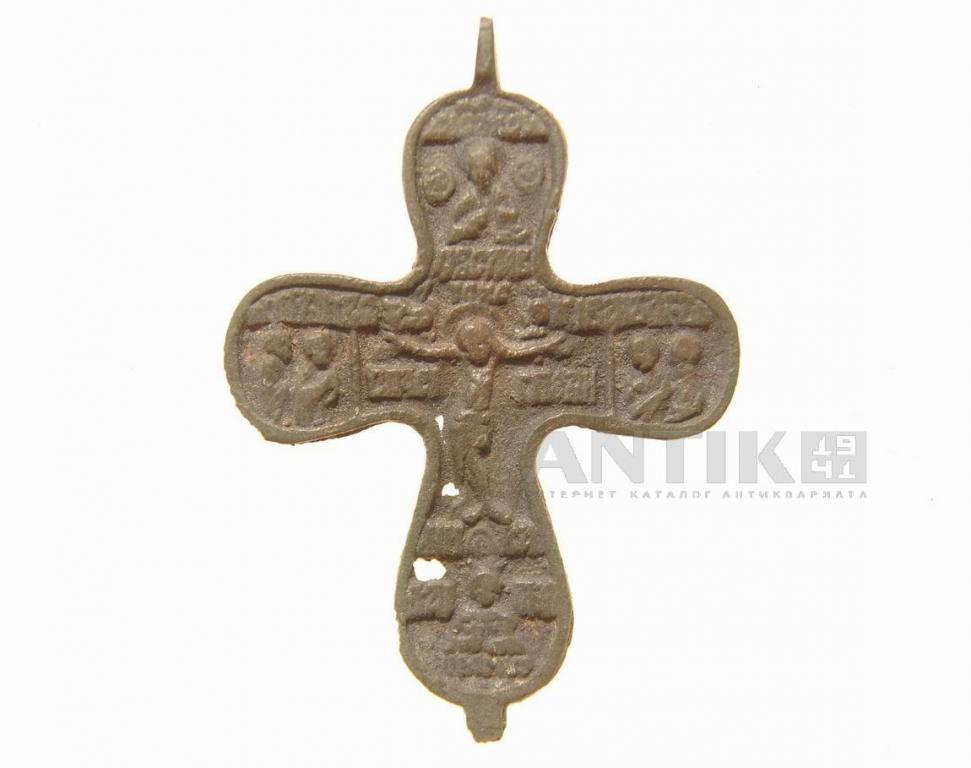 Наперсный односторонний крест. Распятие с предстоящими, Христианская древность