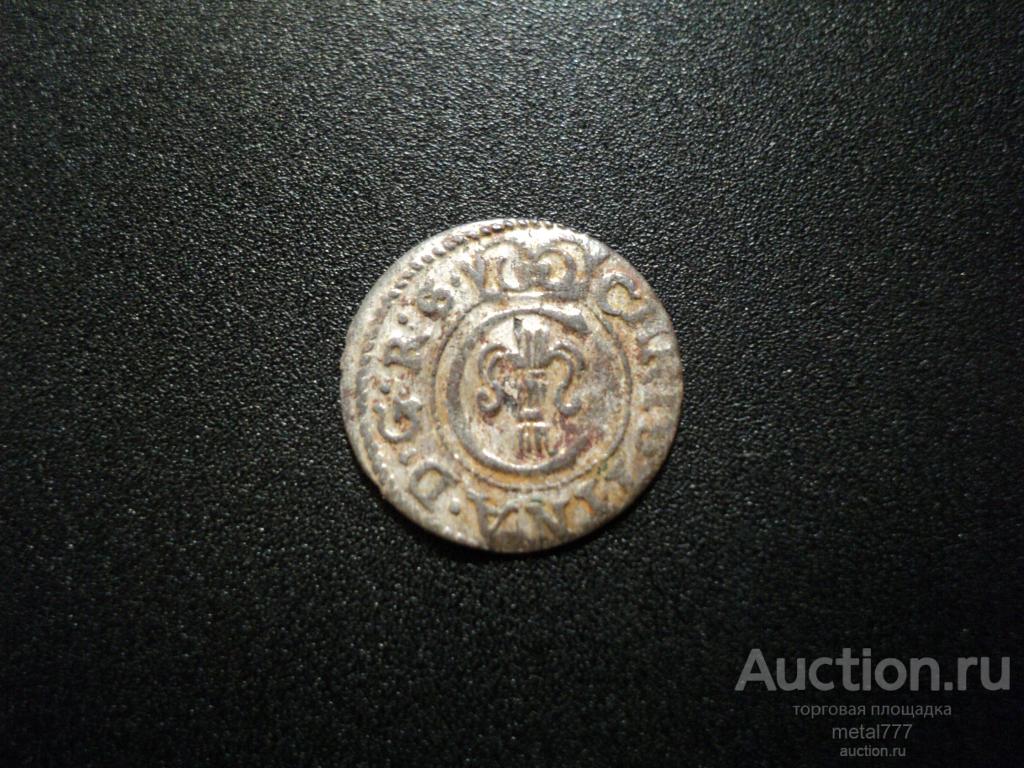 Солид. Рига под властью Швеции. Кристина. 1652 год. Серебро.