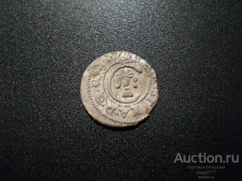 Солид. Ливония под властью Швеции. Кристина. 1650 год. Серебро.