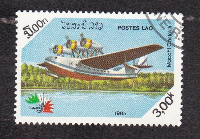 Лаос 1985 Авиация Самолёт (3552)