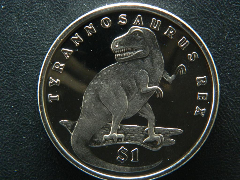 Сьерра - Леоне 1 доллар 2006 Динозавр Тиранозавр