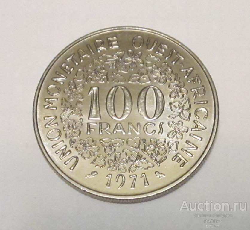 Западная Африка 100 франков 1971 UNC 9119