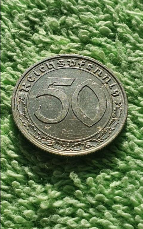50 пфеннигов, 1939 год А, Германия третий рейх