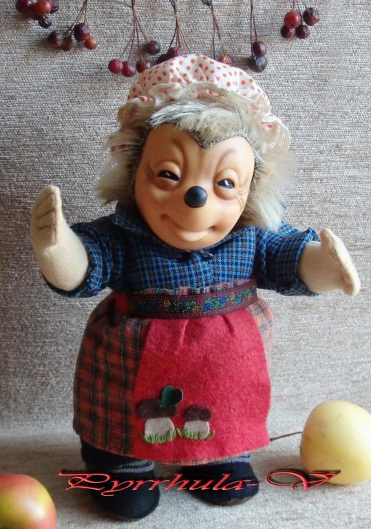 Коллекционный ёжик Микки Steiff, Германия. Винтаж 60-х гг, редкость.