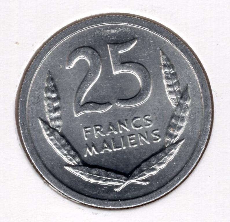 25 франков - Мали - 1961 - Лев