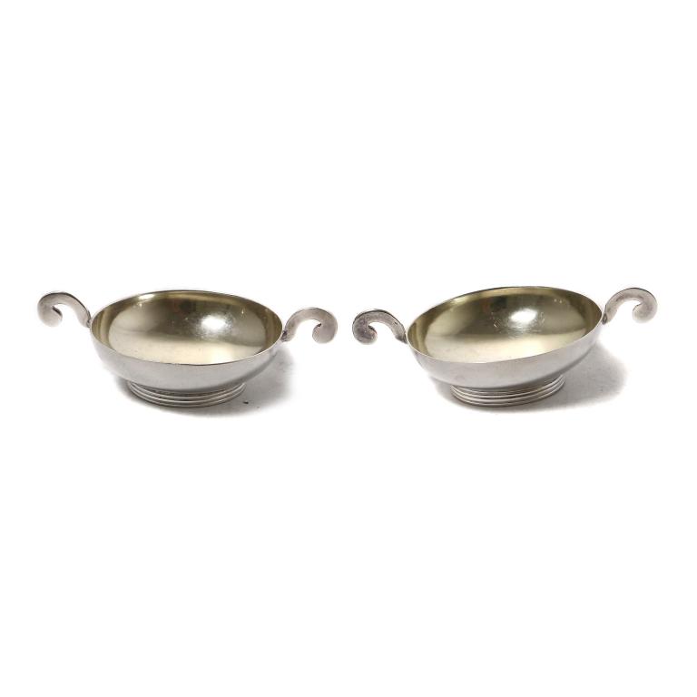 Серебряные солонки, 2 шт.  Швеция, 1950 год.