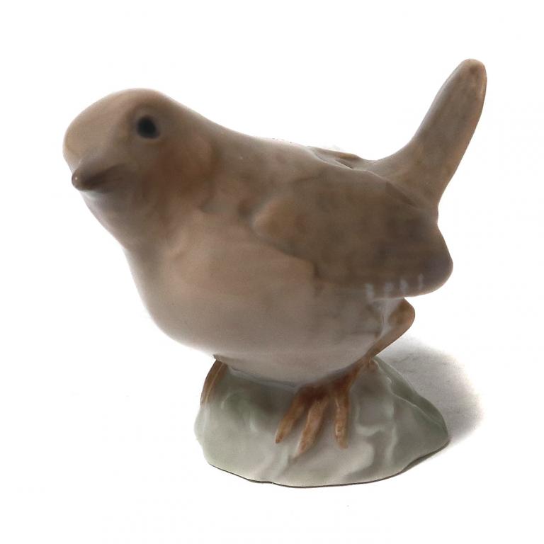 Фарфоровая фигура "Крапивник". Bing & Grondahl.