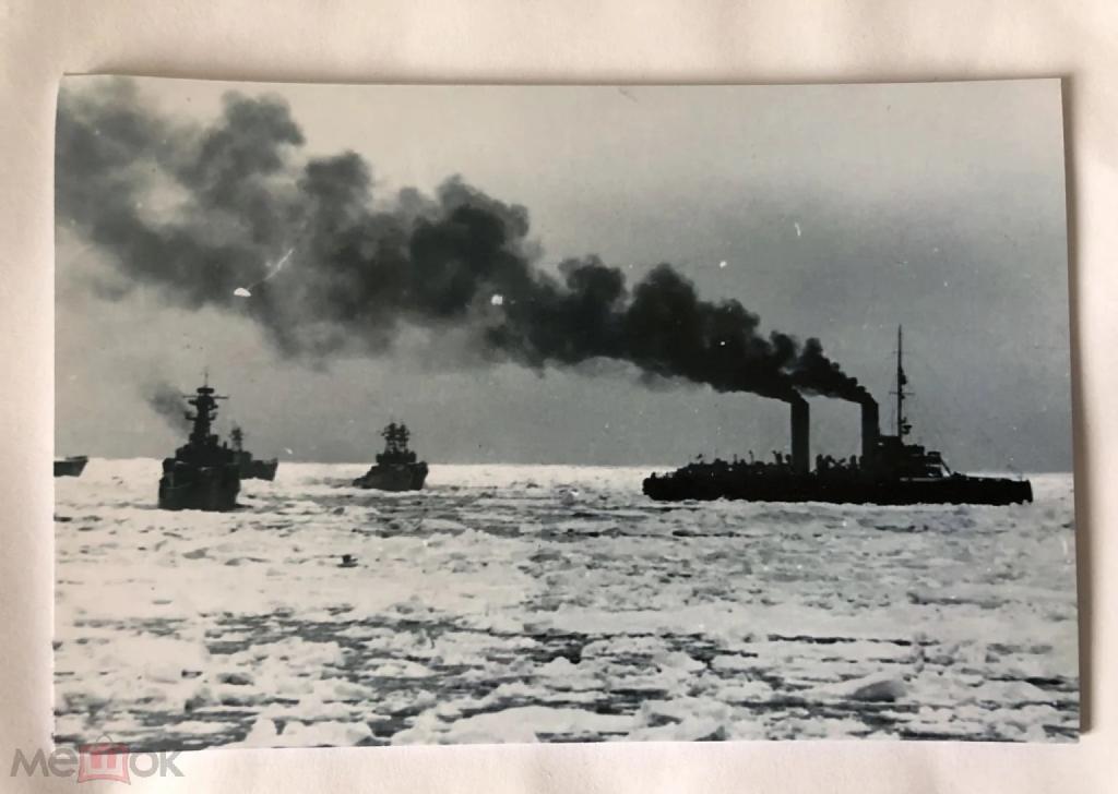 Фотография Флот Судно Ледокол Север Пролив Вилькицкого Копия