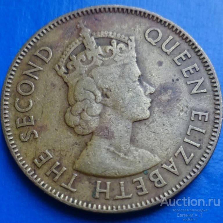 Ямайка. 1955. 1 пенни. VF. Oч-04-34.