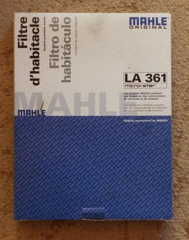 MAHLE LA 361 Фильтр салона