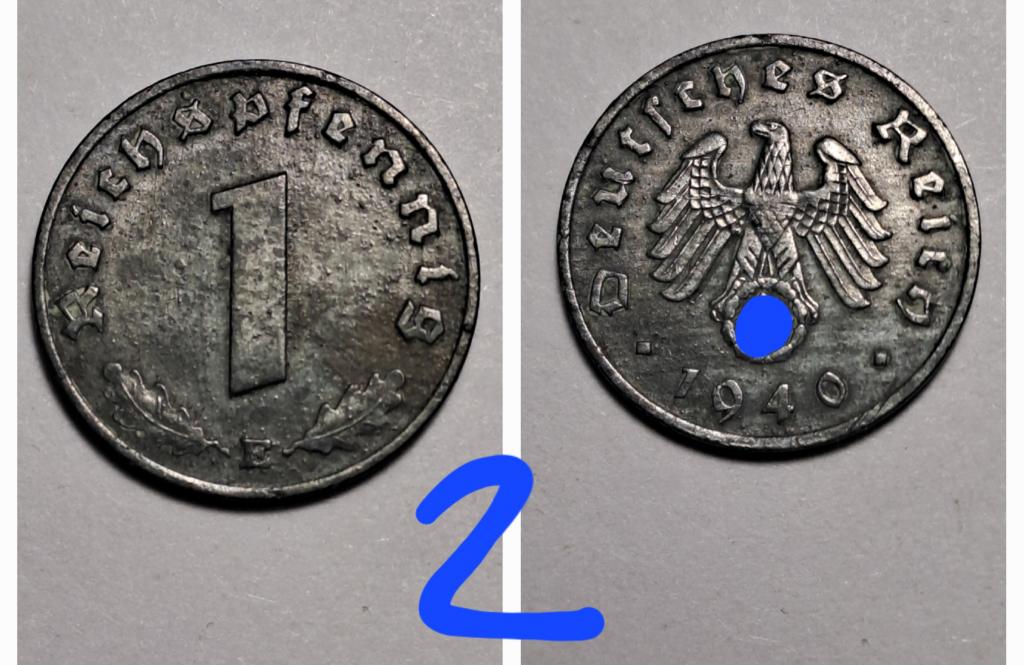 Германия 1 пфенниг  1940 E Цинк