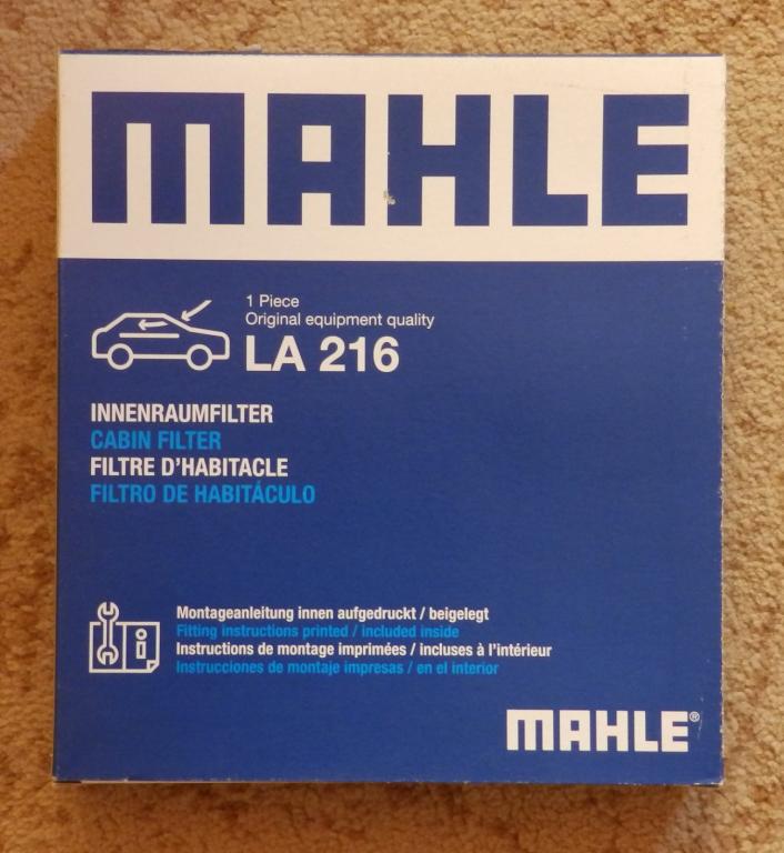 MAHLE LA 216 Фильтр салона