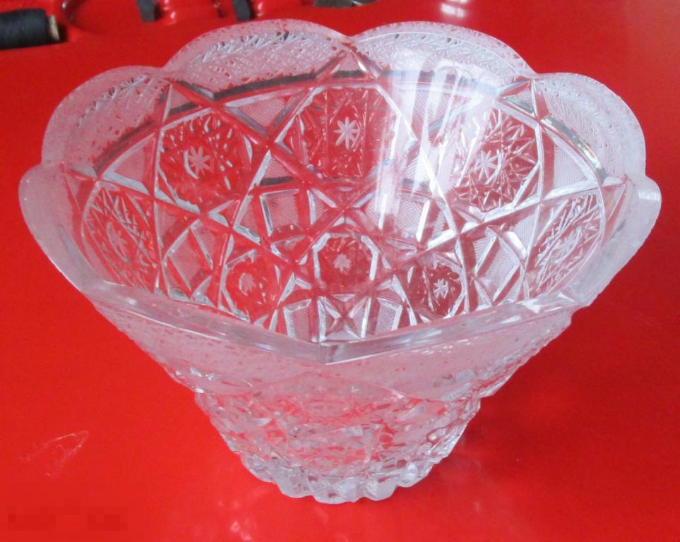 Хрустальная конфетница, СССР, 1970/1980-е годы