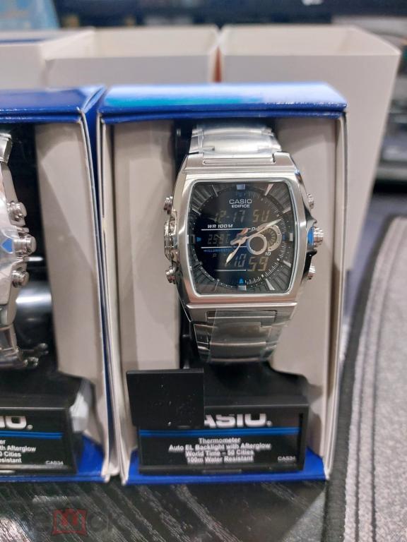 Часы Casio EFA-120D-1A Термометр Оригинал Новые Сняты с производства Редкость