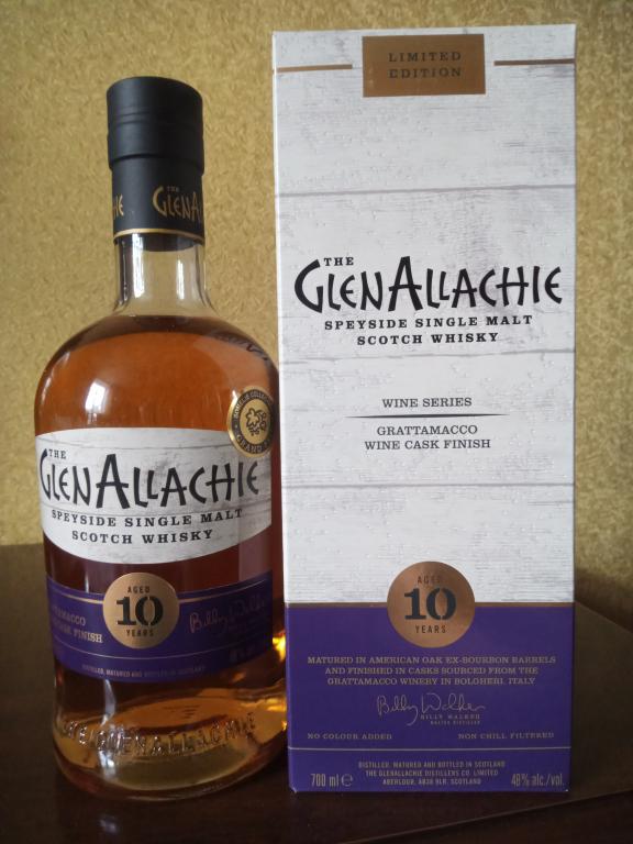 Виски Glenallachie 10 Grattamacco Wine Finish.