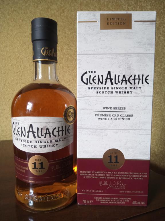Виски Glenallachie 11 Premier Cru Classé Wine Cask Finish.