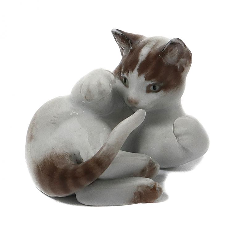 Фарфоровая фигура "Игривый котенок". Rosenthal