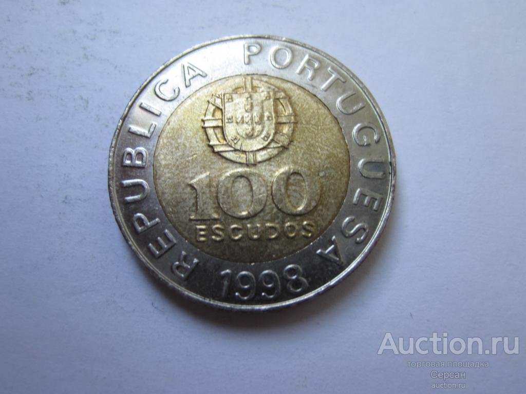 1998 Португалия 100 эскудо биметалл