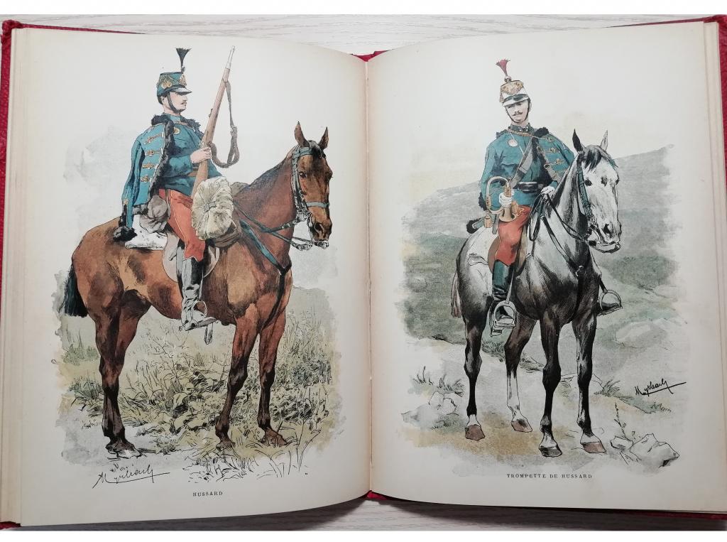 1895 год. Испанская и Австрийская армейская форма. Военный альбом.