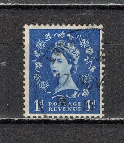 ❤1954 Великобритания Королева Елизавета II Стандарт Mi 258 MNG