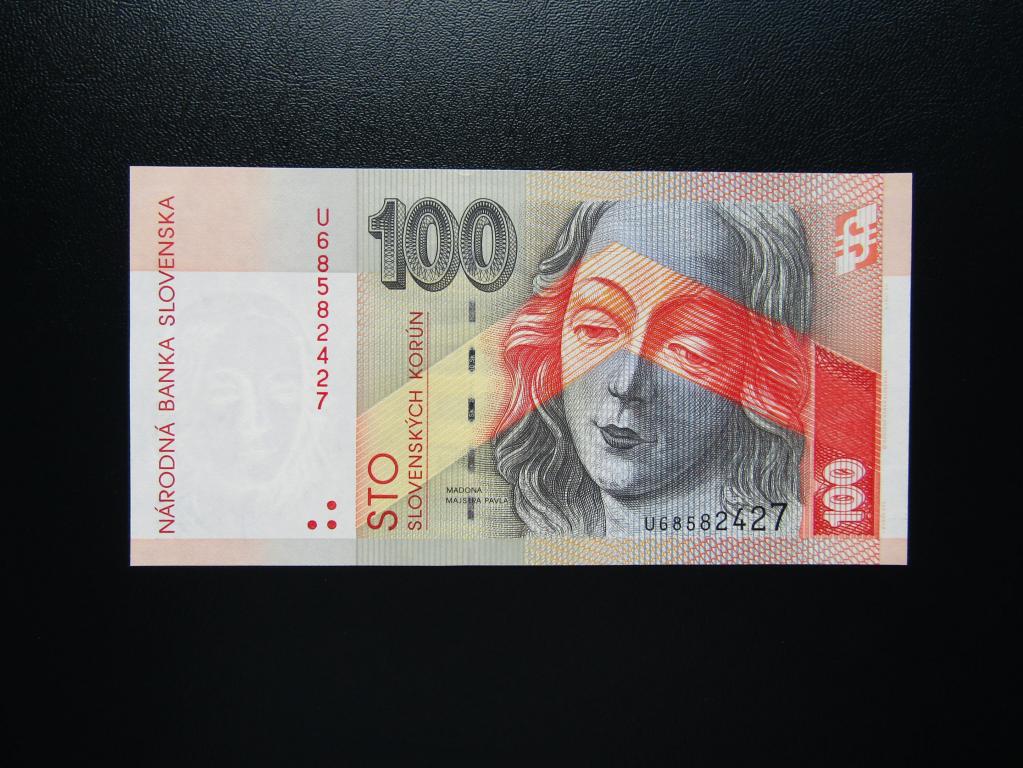 Словакия - 100 крон 2004г. UNC. .