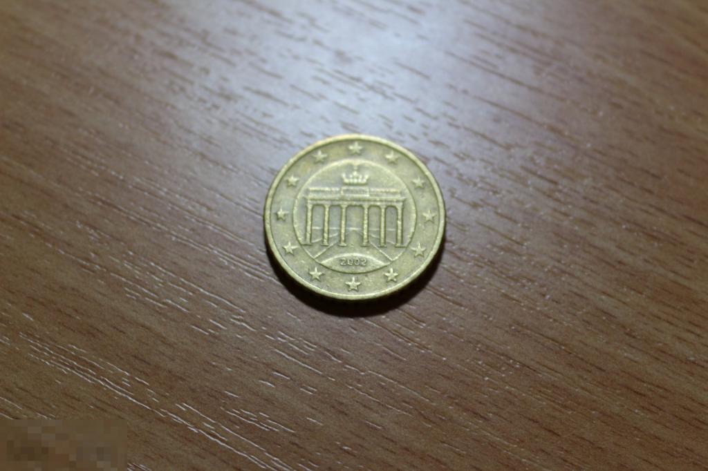 Германия 50 евроцентов 2002 A