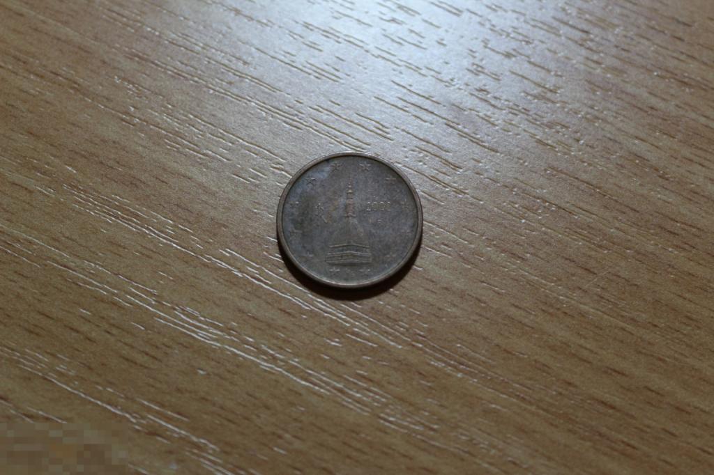 Италия 2 евроцента 2001 г.