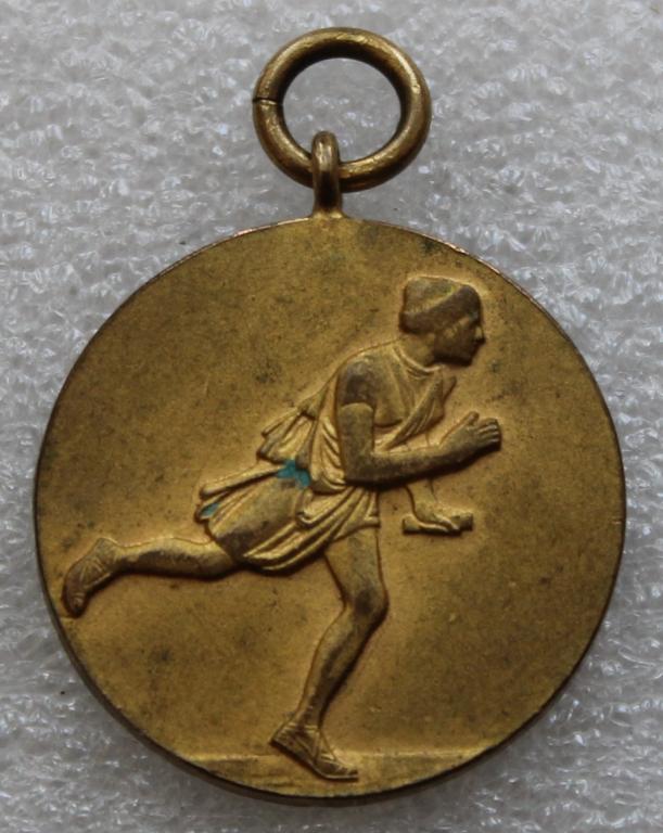 Легкая атлетика Метание мяча Чемпион 1928 г. Чехословакия Спортивная медаль, жетон.