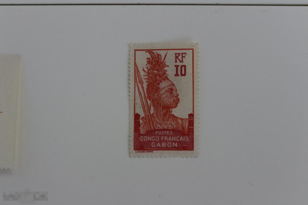 Габон серия 1910 г. чистая 10 С