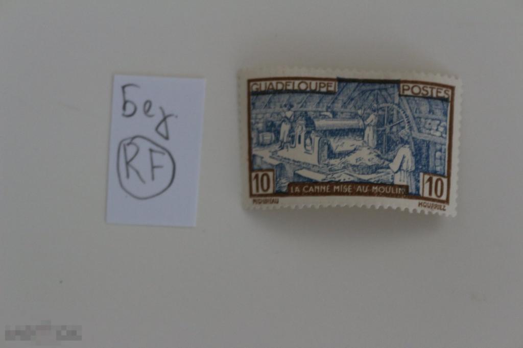 Гваделупа, 1928 без RF 10 франков