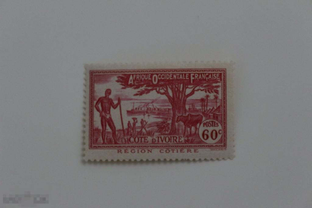 Кот Д Ивуар, Берег слоновой кости 1944. г. без знака RF