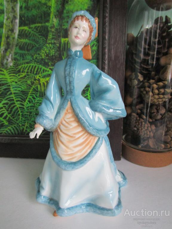 161. костяной фарфор статуэтка REBECCA Royal Worcester 1987 г.